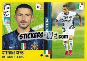 Sticker Stefano Sensi - Calciatori 2021-2022 - Panini
