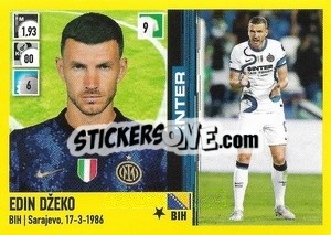 Figurina Edin Džeko - Calciatori 2021-2022 - Panini