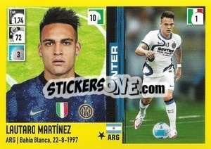 Sticker Lautaro Martínez - Calciatori 2021-2022 n. 212 - Panini