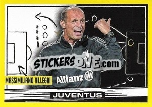 Figurina Massimiliano Allegri - Calciatori 2021-2022 - Panini