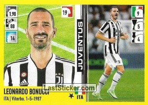 Figurina Leonardo Bonucci - Calciatori 2021-2022 - Panini