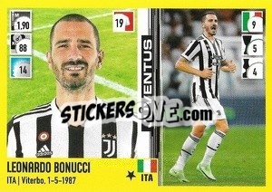 Figurina Leonardo Bonucci - Calciatori 2021-2022 - Panini