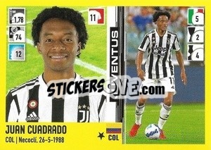 Sticker Juan Cuadrado - Calciatori 2021-2022 n. 222 - Panini