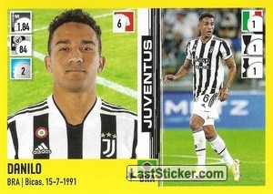 Sticker Danilo - Calciatori 2021-2022 - Panini
