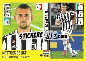 Sticker Matthijs De Ligt - Calciatori 2021-2022 - Panini