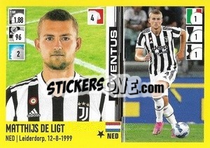 Sticker Matthijs De Ligt - Calciatori 2021-2022 n. 224 - Panini