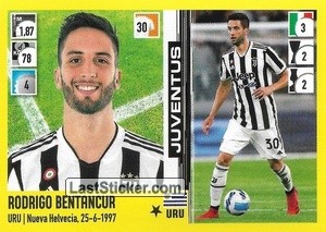 Sticker Rodrigo Bentancur - Calciatori 2021-2022 - Panini