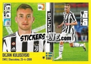 Sticker Dejan Kulusevski - Calciatori 2021-2022 - Panini