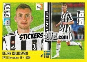 Figurina Dejan Kulusevski - Calciatori 2021-2022 - Panini