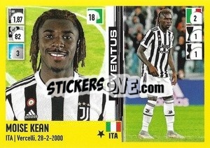 Sticker Moise Kean - Calciatori 2021-2022 - Panini