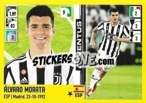 Sticker Álvaro Morata - Calciatori 2021-2022 - Panini