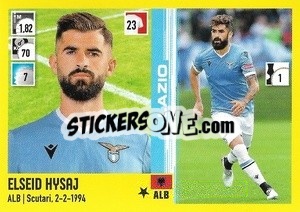 Figurina Elseid Hysaj - Calciatori 2021-2022 - Panini