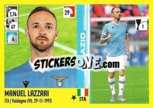 Sticker Manuel Lazzari - Calciatori 2021-2022 - Panini