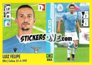 Figurina Luiz Felipe - Calciatori 2021-2022 - Panini