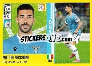 Sticker Mattia Zaccagni - Calciatori 2021-2022 - Panini