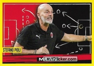 Figurina Stefano Pioli - Calciatori 2021-2022 - Panini