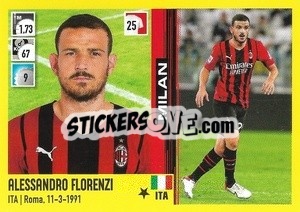 Sticker Alessandro Florenzi - Calciatori 2021-2022 - Panini