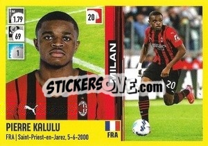 Sticker Pierre Kalulu - Calciatori 2021-2022 n. 274 - Panini