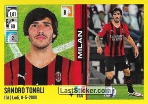 Sticker Sandro Tonali - Calciatori 2021-2022 - Panini