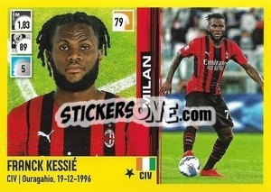 Sticker Franck Kessié - Calciatori 2021-2022 n. 278 - Panini