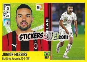 Sticker Junior Messias - Calciatori 2021-2022 - Panini