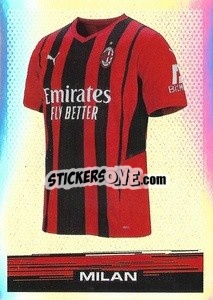 Sticker Milan (Maglia Home) - Calciatori 2021-2022 - Panini