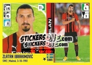 Sticker Zlatan Ibrahimovic - Calciatori 2021-2022 - Panini