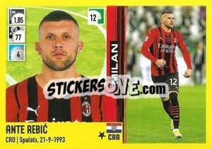 Sticker Ante Rebic - Calciatori 2021-2022 - Panini