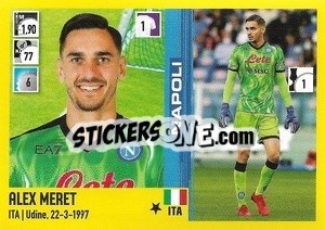 Cromo Alex Meret - Calciatori 2021-2022 - Panini