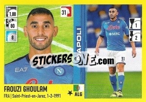 Sticker Faouzi Ghoulam - Calciatori 2021-2022 - Panini