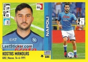 Figurina Kostas Manolas - Calciatori 2021-2022 - Panini