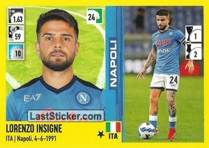 Sticker Lorenzo Insigne - Calciatori 2021-2022 - Panini