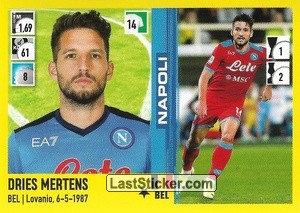 Sticker Dries Mertens - Calciatori 2021-2022 - Panini