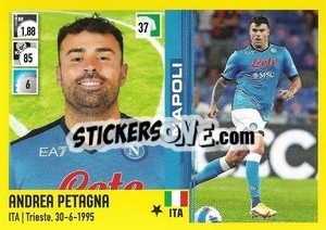 Figurina Andrea Petagna - Calciatori 2021-2022 - Panini