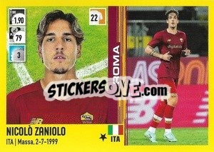 Sticker Nicolò Zaniolo - Calciatori 2021-2022 n. 330 - Panini