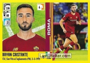 Sticker Bryan Cristante - Calciatori 2021-2022 - Panini