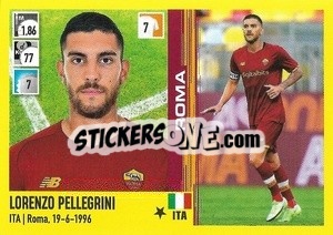 Sticker Lorenzo Pellegrini - Calciatori 2021-2022 - Panini