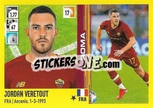 Figurina Jordan Veretout - Calciatori 2021-2022 - Panini