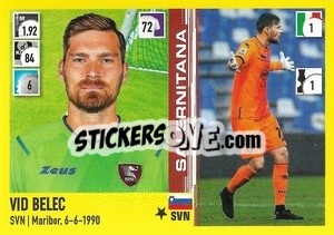 Figurina Vid Belec - Calciatori 2021-2022 - Panini