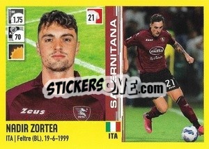 Figurina Nadir Zortea - Calciatori 2021-2022 - Panini