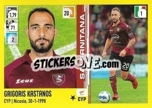 Figurina Grigoris Kastanos - Calciatori 2021-2022 - Panini