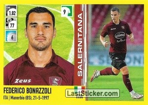 Sticker Federico Bonazzoli - Calciatori 2021-2022 - Panini