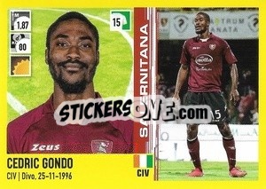 Cromo Cedric Gondo - Calciatori 2021-2022 - Panini