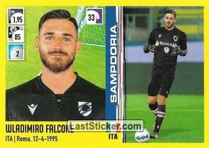 Cromo Wladimiro Falcone - Calciatori 2021-2022 - Panini