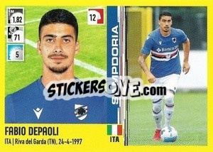 Figurina Fabio Depaoli - Calciatori 2021-2022 - Panini