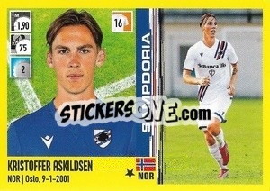 Sticker Kristoffer Askildsen - Calciatori 2021-2022 - Panini