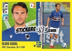 Sticker Albin Ekdal - Calciatori 2021-2022 n. 386 - Panini