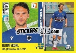 Figurina Albin Ekdal - Calciatori 2021-2022 - Panini