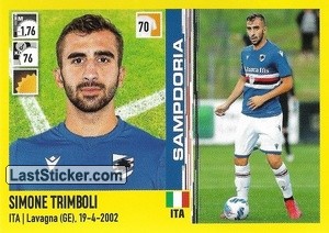 Cromo Simone Trimboli - Calciatori 2021-2022 - Panini