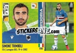 Cromo Simone Trimboli - Calciatori 2021-2022 - Panini